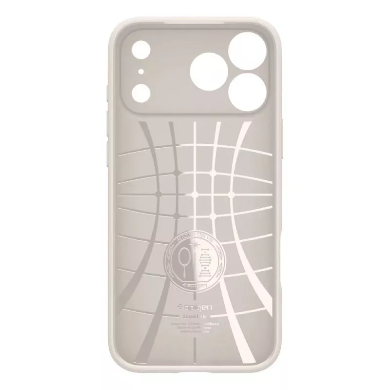 Spigen Liquid Air iPhone 17 Pro Dėklas Natural Titanium