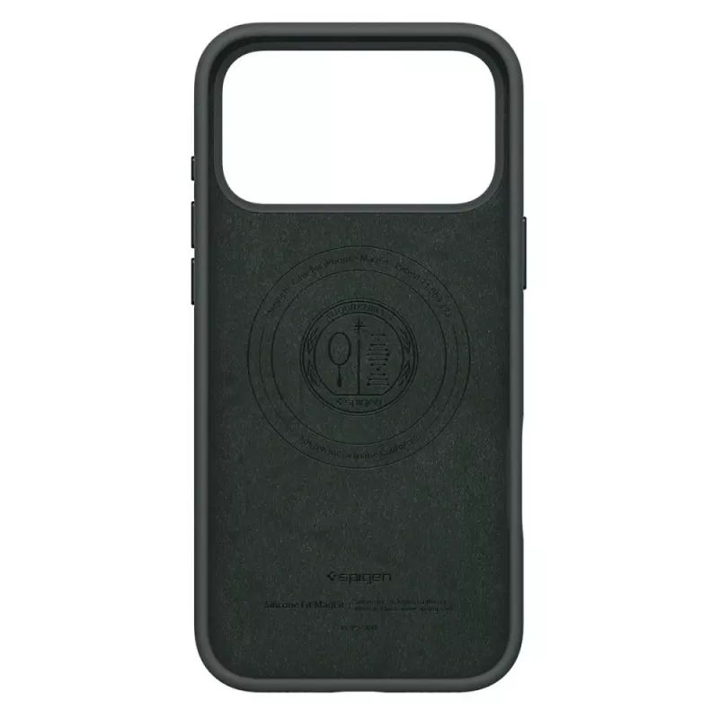 Spigen Silicone Fit Mag Magsafe iPhone 17 Pro Dėklas Abyss Green