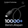 SPIGEN EB24015CC Essential USB-C to USB-C laidas 240W 150cm juodas
