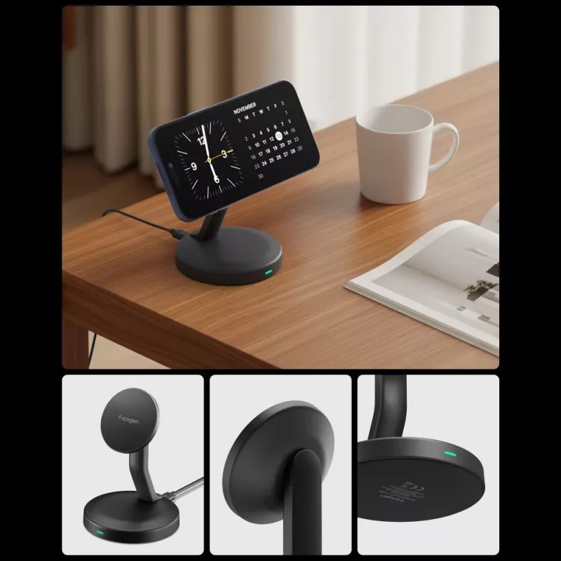SPIGEN EF151MS Essential Magnetic MagSafe Wireless Charger 15W Juoda