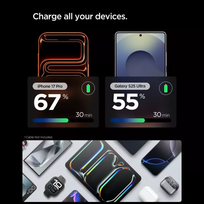 SPIGEN EE301EU-GAN ESSENTIAL 1-PORT NETWORK CHARGER 30W GUNMETAL