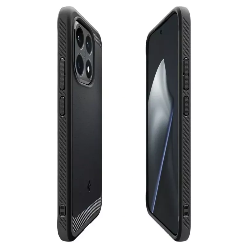 Spigen Rugged Armor Dėklas, skirta Xiaomi 13T / 13T Pro - Matine Juoda