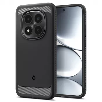 SPIGEN Rugged Armor Dėklas, skirtas Xiaomi Redmi Note 15 Pro 5G - Matinė Juoda