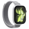 Spigen WBM4 nerūdijančio plieno apyrankė, skirta Apple Watch 8/9/10/11/SE (40/41/42 mm), sidabrinė