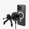 SPIGEN EV25MFAQ Essential Peltier Magnetic MagSafe Vent Car Mount Wireless Charger 25W Qi2.2 Black