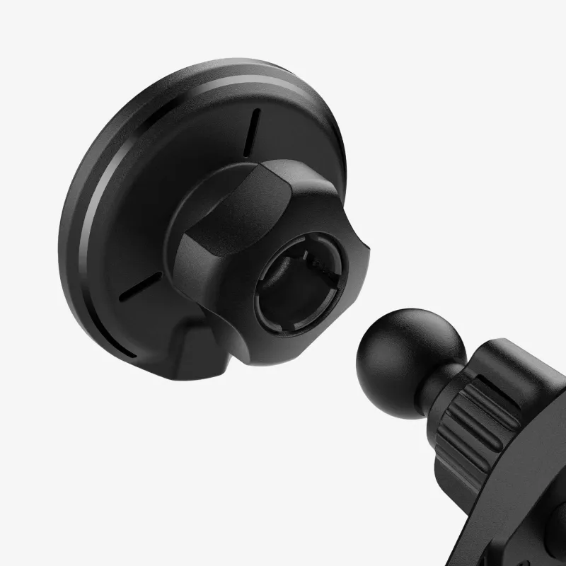 SPIGEN EV15MAQ Essential Magnetic MagSafe Vent Car Mount Wireless Charger 15W Qi2 Black