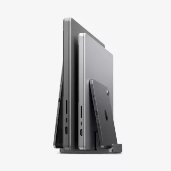 SPIGEN LD208S4 Vertikalus nešiojamojo kompiuterio stovas Space Grey
