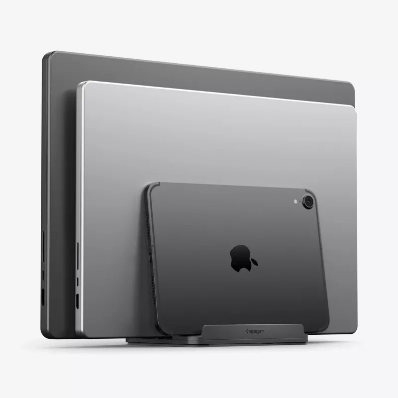 SPIGEN LD208S4 Vertikalus nešiojamojo kompiuterio stovas Space Grey
