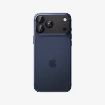 Spigen Optik Pro XL Glas.tR EZ Fit fotoaparato apsauga, skirta iPhone 17 Pro, juoda