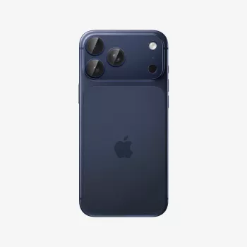 Spigen Optik Pro XL GLAS.TR EZ FIT fotoaparato apsauga, skirta Apple iPhone 17 Pro Max – mėlyna
