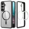 Spigen Ultra Hybrid Mag MagSafe dėklas, skirtas Samsung Galaxy S26+, permatomas/juodas