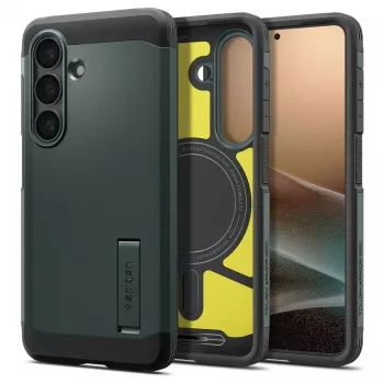 Spigen Tough Armor Mag Dėklas Samsung Galaxy S26+ su MagSafe – Žalia