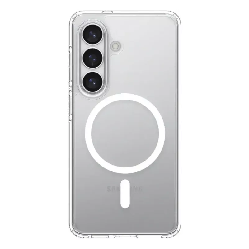 Spigen Ultra Hybrid Mag Magsafe Galaxy S26 Skaidrus/Baltas