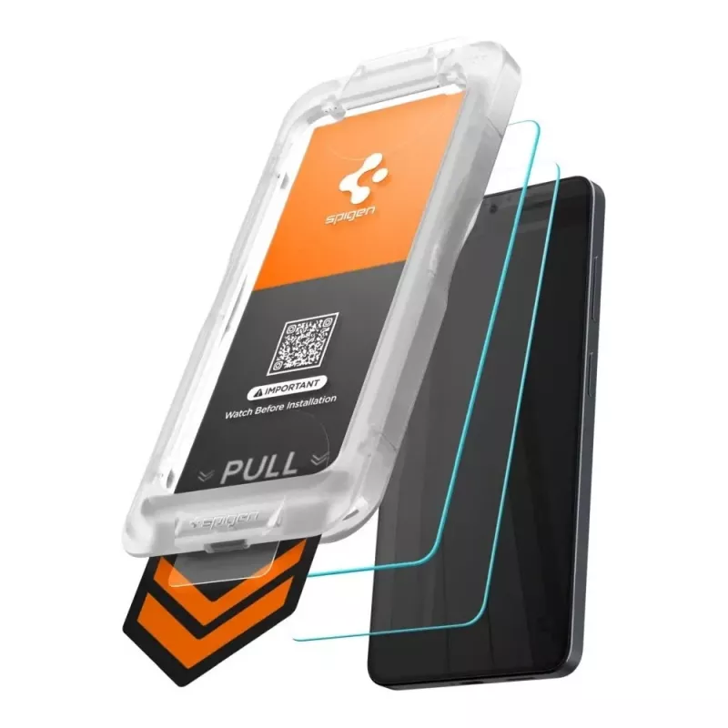 Spigen Glas.tR EZ Fit Pro AC HD 2-Pack Tempered Glass Screen Protector for Samsung Galaxy S26+ Plus Clear