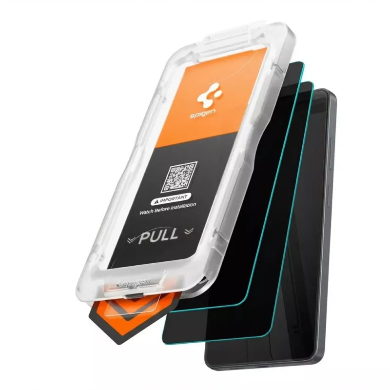 Spigen Glas.tR EZ Fit Pro AC HD Privacy Screen Protector 2-Pack, skirta Samsung Galaxy S26+ Plus
