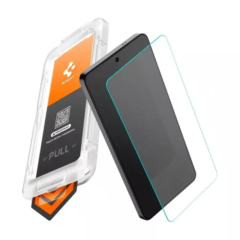 Spigen Glas.tR EZ Fit Pro AC HD grūdinto stiklo ekrano apsauga, skirta Samsung Galaxy S26+ Plus, skaidri