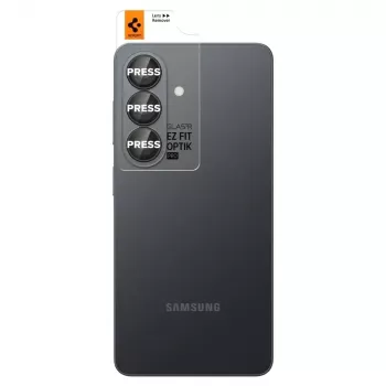 Spigen Optik Pro HD Glas.tR EZ Fit Camera Protector 2-Pack for Samsung Galaxy S26+ - Black