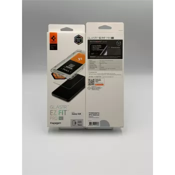 Spigen Glas.TR EZ Fit Pro AC HD grūdinto stiklo ekrano apsauga, skirta Samsung Galaxy S26, permatoma