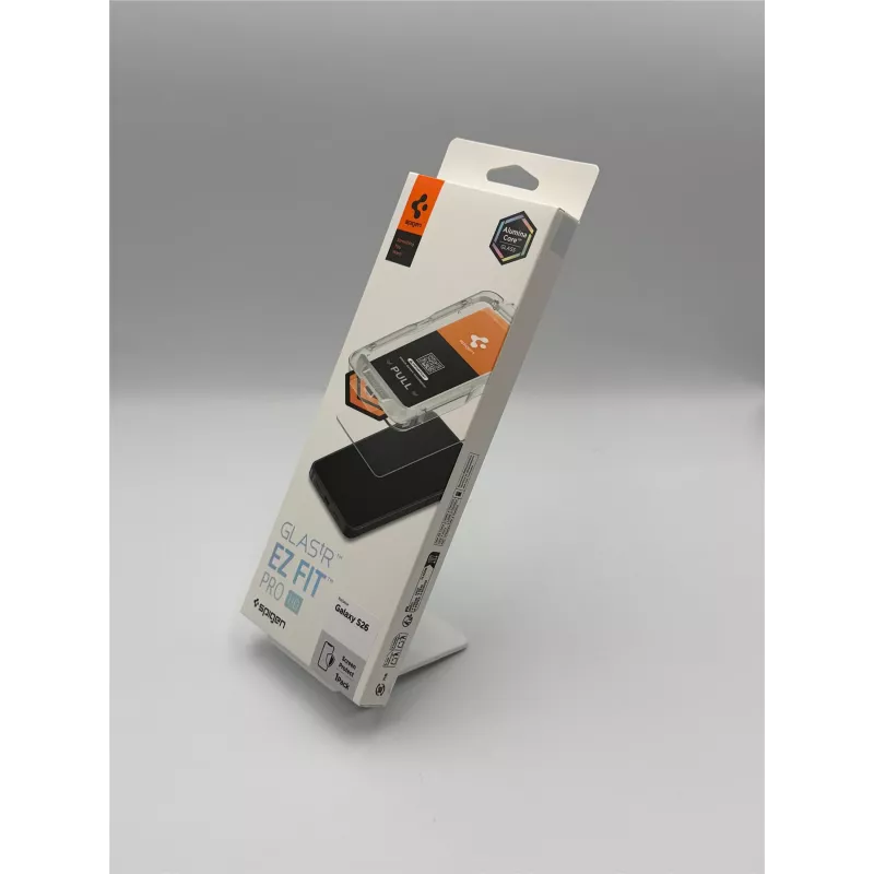 Spigen Glas.TR EZ Fit Pro AC HD grūdinto stiklo ekrano apsauga, skirta Samsung Galaxy S26, permatoma