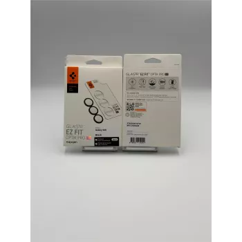 Spigen Optik Pro HD GLAS.TR EZ Fit Camera Protector 2-Pack, Samsung Galaxy S26 - Juoda