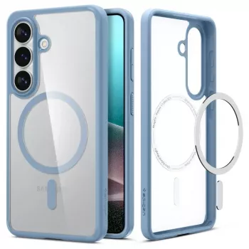 Spigen Ultra Hybrid Mag MagSafe Dėklas Samsung Galaxy S26+ - Skaidriai Mėlynas