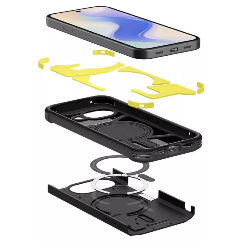 Spigen Tough Armor MagFit MagSafe Dėklas, skirtas Google Pixel 8a – Juodas