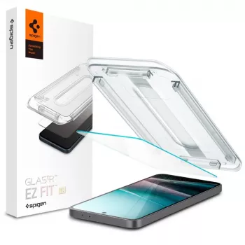 Spigen Glas.tR EZ Fit HD grūdinto stiklo ekrano apsauga, skirta Samsung Galaxy A36 / A37 5G, skaidri, 2 vnt.