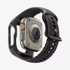 SPIGEN Liquid Air Pro & Tempered Glass Apple Watch Ultra 1 / 2 / 3 (49 mm) Black
