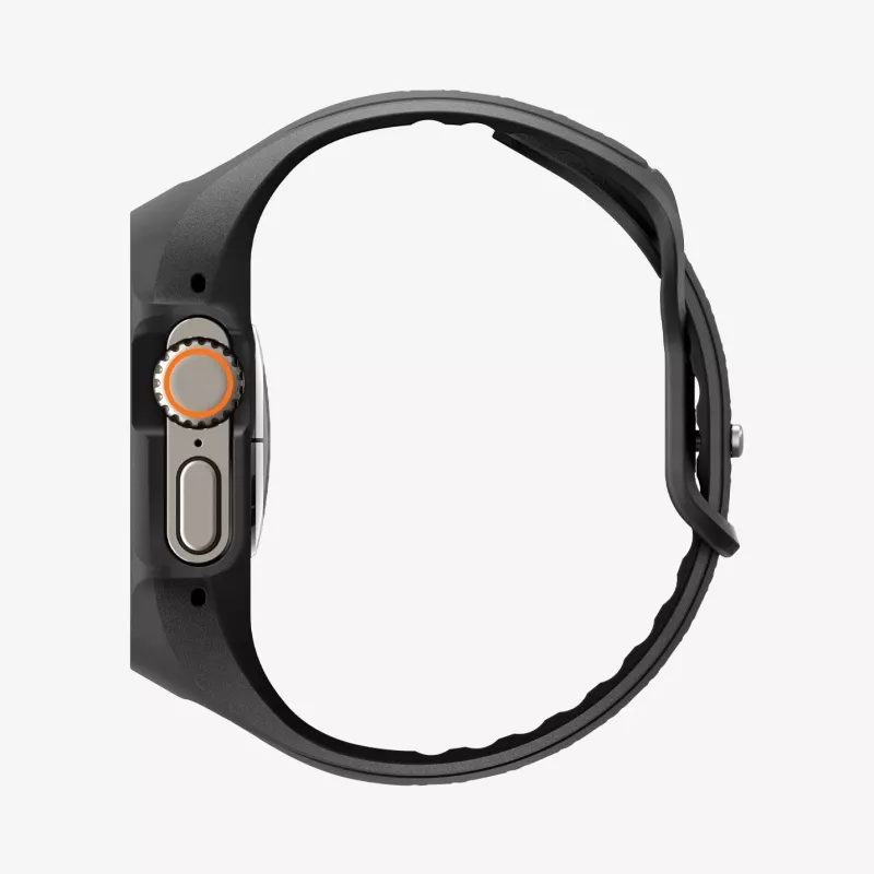 SPIGEN Liquid Air Pro & Tempered Glass Apple Watch Ultra 1 / 2 / 3 (49 mm) Black