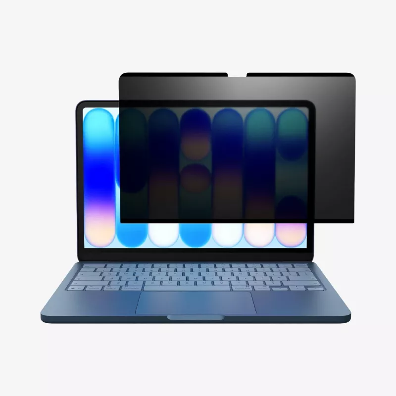 Spigen Safe View privatumo ekrano apsauga, skirta MacBook Neo 13 (2026)