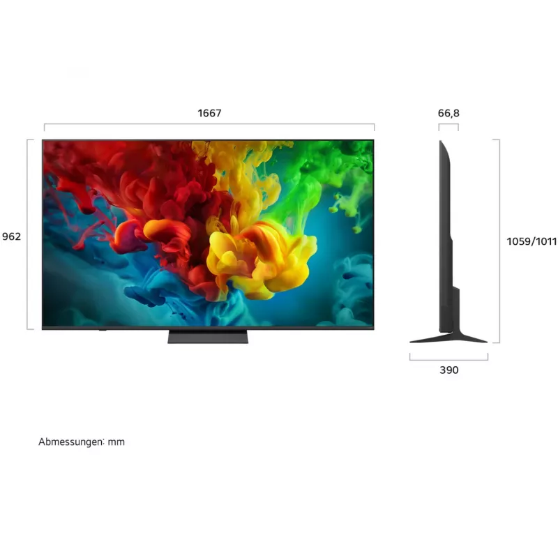 LG 75QNED83B6A 75 colių QNED MiniLED 4K išmanusis televizorius (2026)