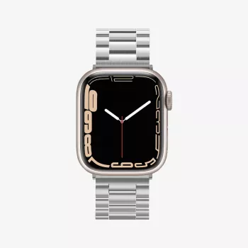 Spigen Modern Fit Link Bracelet, skirta Apple Watch 42/44/45/49mm - sidabrinė