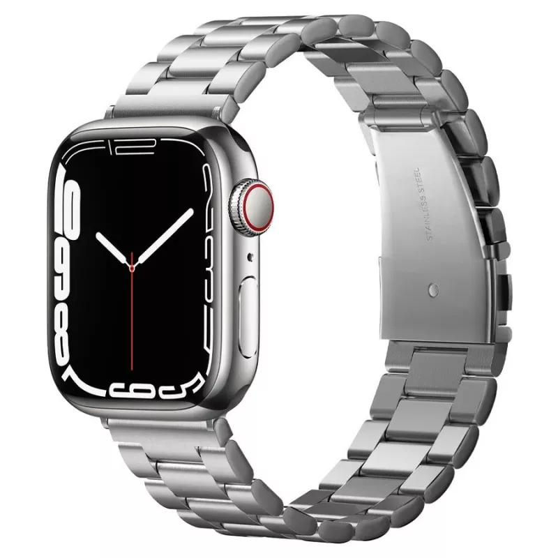 Spigen Modern Fit Link Bracelet, skirta Apple Watch 42/44/45/49mm - sidabrinė