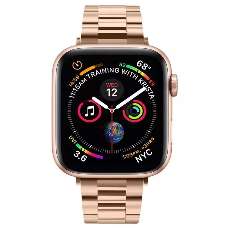 Spigen Modern Fit Band for Apple Watch 4 / 5 / 6 / 7 / 8 / SE (38 / 40 / 41 mm) Rose Gold