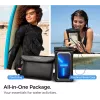 Spigen A621 Universal Waterproof Case & Waist Bag Black