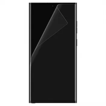 Spigen Neo Flex Ekrano apsauga, skirta Samsung Galaxy S23 Ultra (Skaidri) – 2 vnt. pakuotė