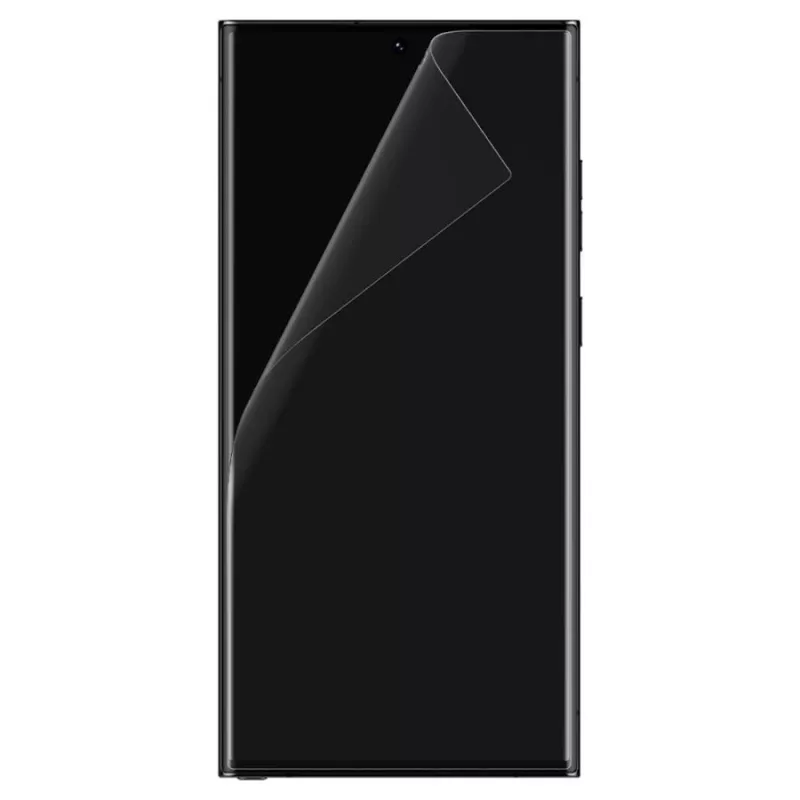 Spigen Neo Flex Ekrano apsauga, skirta Samsung Galaxy S23 Ultra (Skaidri) – 2 vnt. pakuotė