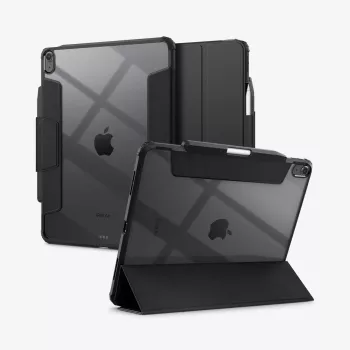 Spigen Ultra Hybrid Pro Folio Case, skirta iPad Air 13 colių (2024) - Juoda