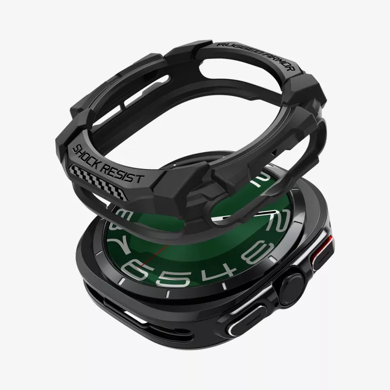 Spigen Rugged Armor Samsung Galaxy Watch Ultra (47mm) Matte Black