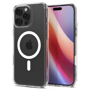 Spigen Ultra Hybrid T MagSafe Dėklas, skirtas Apple iPhone 16 Pro Max, Baltas