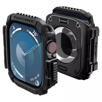 SPIGEN Rugged Armor Apple Watch 10 / 11 (46 mm) Matte Black