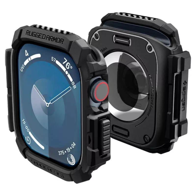 SPIGEN Rugged Armor Apple Watch 10 / 11 (46 mm) Matte Black