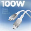Spigen Essential USB-C į USB-C laidas 100W 1m Baltas