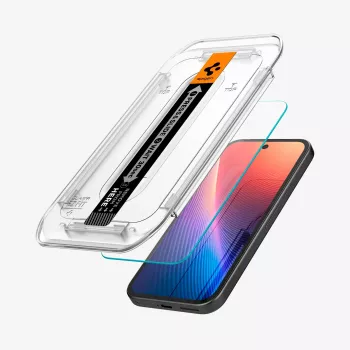 Spigen Glas.tR EZ Fit 2-Pack Screen Protector for Google Pixel 9a, Clear