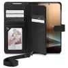 SPIGEN Wallet S Dėklas Samsung Galaxy S25+ Plus Juodas