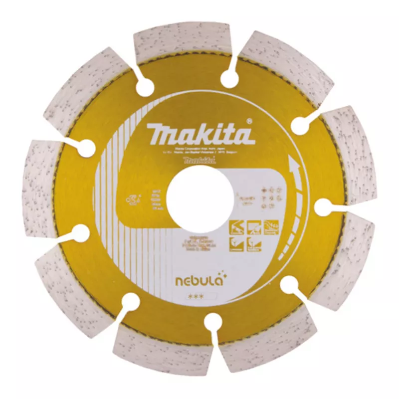 Makita Nebula Diamond Cutting Disc 230mm betonui, kalkakmeniui, gelžbetoniui, plytoms, smiltainiui