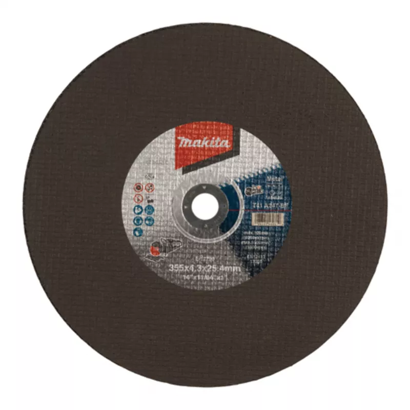 Makita pjovimo diskas E-12790-5 Metalui 355mm 5 vnt. Skylė 25.4mm T41 A24T-BF