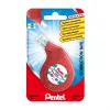 Pentel korekcinė juosta XZTN14BW 4,2 mm balta juosta permatomai mėlynas/žalias dozatorius, papildoma