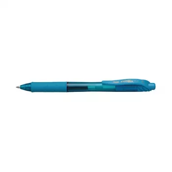 Pentel EnerGel X įtraukiamas gelinis rašiklis - mėlynas rašalas - 0,7 mm - mėlynas korpusas - plastikinis - tinkamas dešiniarankiams ir kairiarankiams