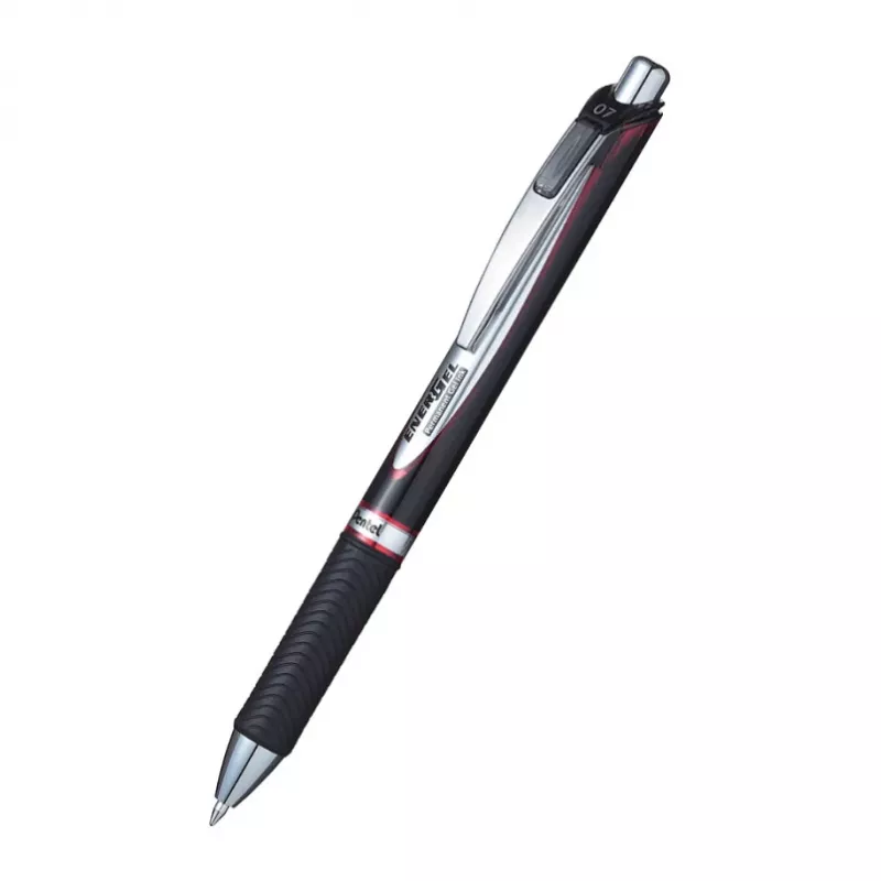 Pentel EnerGel Gel Roller Pen 0.35mm Red Document-Proof